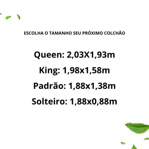 Colchão EVOLUTION 26cm Terapêutico e Ortopédico com Massagem + energia Bio Quântica (Altura: 26cm) – Garantia 7 Anos